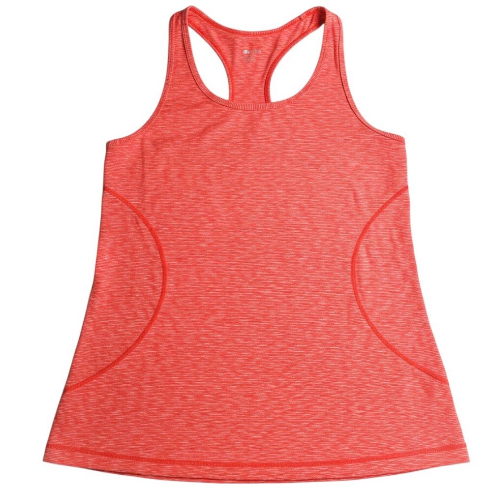 ZELLA Orange Nordstrom Racerback Tank Pilates Yoga Training Workout - Size Large